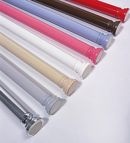 Ekershop Duschvorhangstange Alu Weiß Duschstange 140 günstig online kaufen