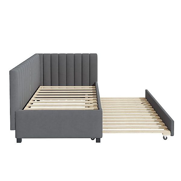 Rutaqian Schlafsofa Sofabett Daybett Einzelbett 90x200cm, Tagesbett Samtsto günstig online kaufen