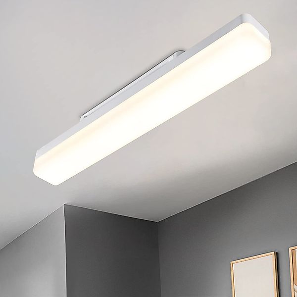 Nettlife LED Deckenleuchte Wohnzimmer Weiß Tageslichtlampe günstig online kaufen
