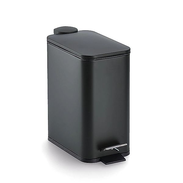 Zeller Treteimer mit Soft Close Schwarz 5 l günstig online kaufen