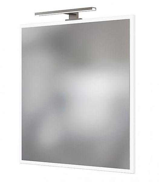 Spiegelpaneel 60 inkl LED-Beleuchtung GARDA von Held Möbel Weiß matt günstig online kaufen