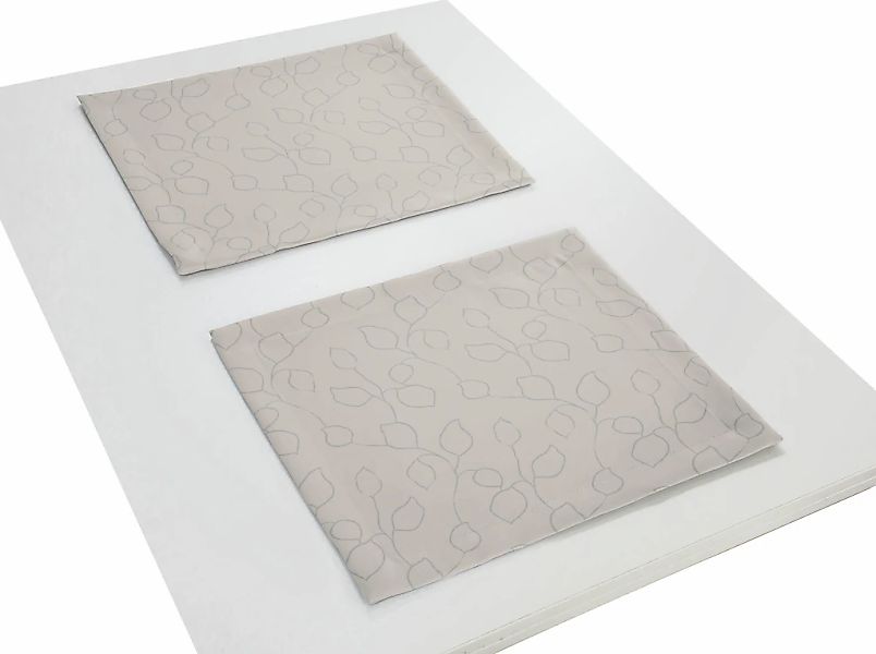 Wirth Platzset "Westport" Made in Germany, Jacquard Dekostoff, Blatt-Design günstig online kaufen