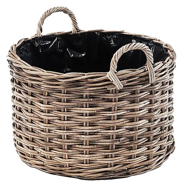 Kobolo Pflanzkübel Pflanzkorb SELINA Rattan mit Folie ausgeschlagen (1 Stüc günstig online kaufen