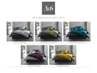 BETTWAESCHE-MIT-STIL Bettwäsche Mako Satin Wendebettwäsche, Mako-Satin, günstig online kaufen