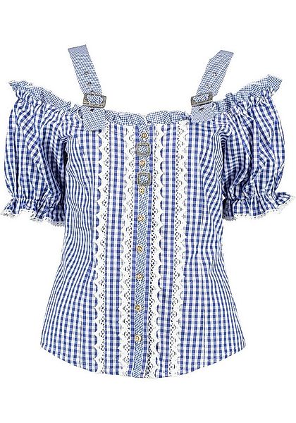 OS Trachten Trachtenbluse Ximira Tailliert, Bluse mit Trägern, Puffärmel, S günstig online kaufen