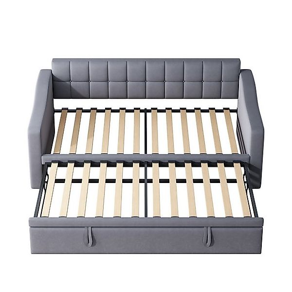 Gotagee Polsterbett Schlafsofa Multifunktionales Schlafsofa Gästebett mit A günstig online kaufen