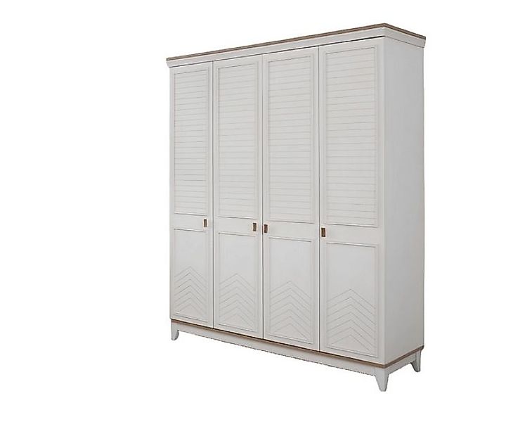 Xlmoebel Kleiderschrank Moderne weißer Holz-Kleiderschrank für Kinder (1-St günstig online kaufen
