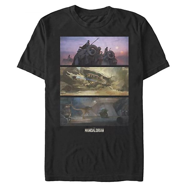 Star Wars - The Mandalorian - Gruppe Epic Story - Männer T-Shirt günstig online kaufen