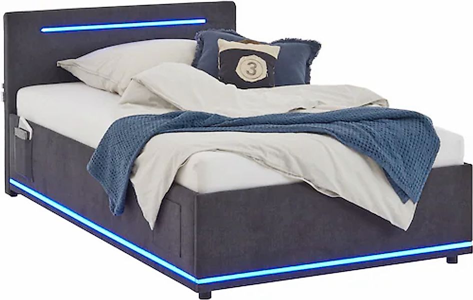 meise.möbel Polsterbett »CIRCLE inkl. LED-Beleuchtung & USB-Anschluss, wahl günstig online kaufen