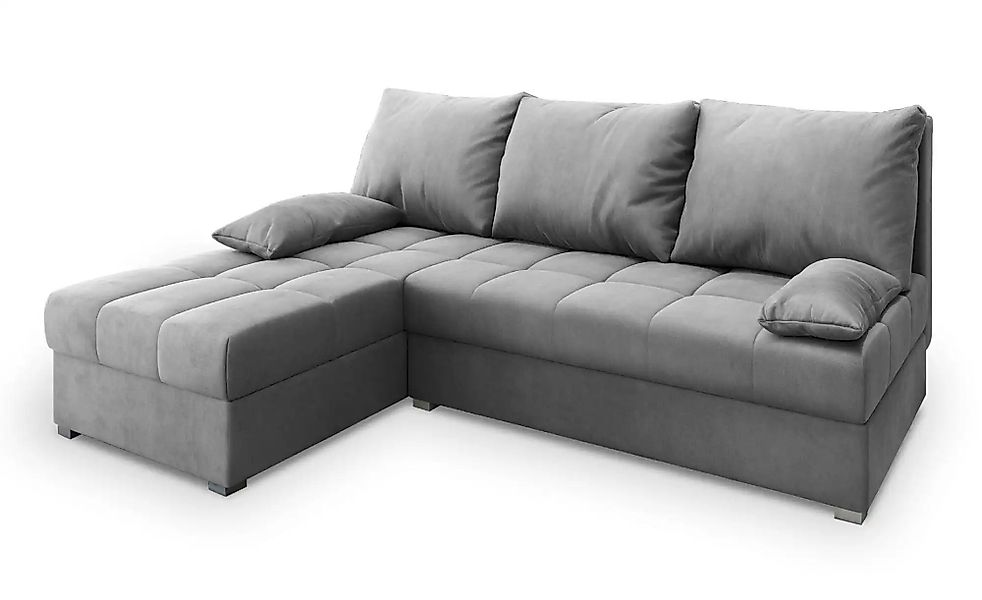 MASSENO Ecksofa mit Schlaffunktion Rita ¦ grau ¦ Maße (cm): B: 200 H: 85 Po günstig online kaufen