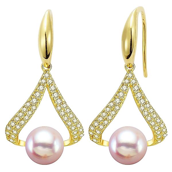 LÖB Perlenohrringe 925 Silber Gold Ohrringe günstig online kaufen
