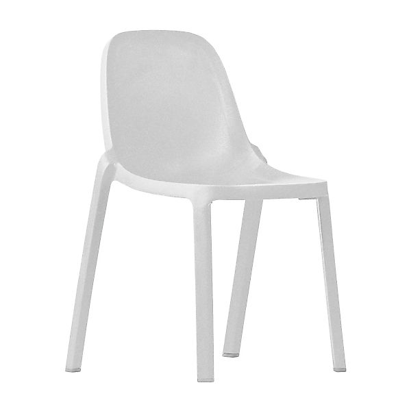 EMECO - Broom Chair Stuhl - weiß/BxHxT 48x83x50cm günstig online kaufen