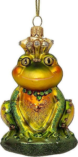 SIKORA Christbaumschmuck Frosch mit Krone Besondere Weihnachtskugel Glas Fi günstig online kaufen