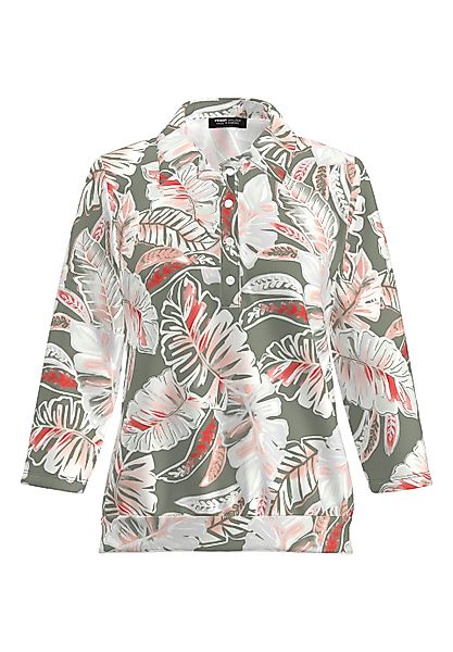 FRANK WALDER Langarm-Poloshirt aus Ecovero Viskose günstig online kaufen