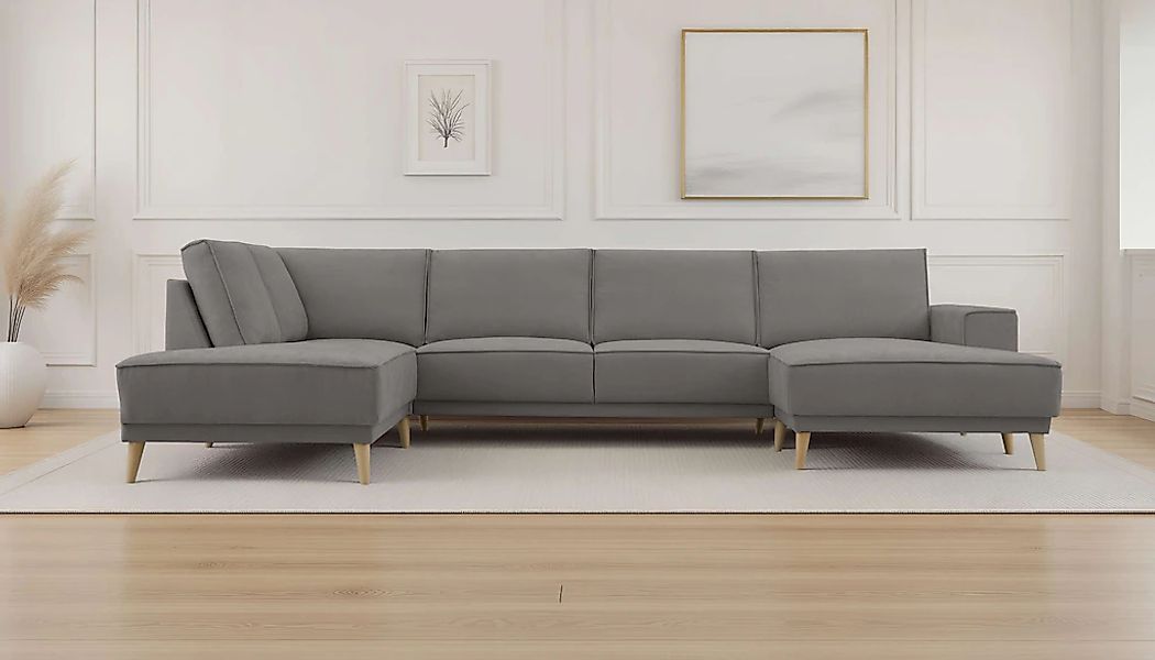 OTTO home Wohnlandschaft "Oland Skandi, weicher Chenille-Stoff" U-Form, 345 günstig online kaufen