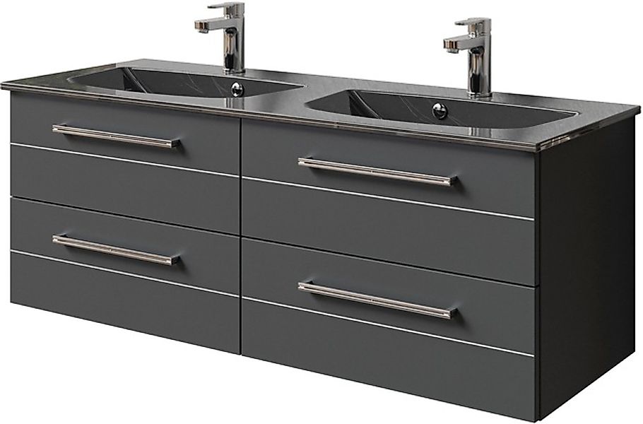 Saphir Waschtisch »Serie 6025 Mineralmarmor-Waschtisch mit Unterschrank, 13 günstig online kaufen