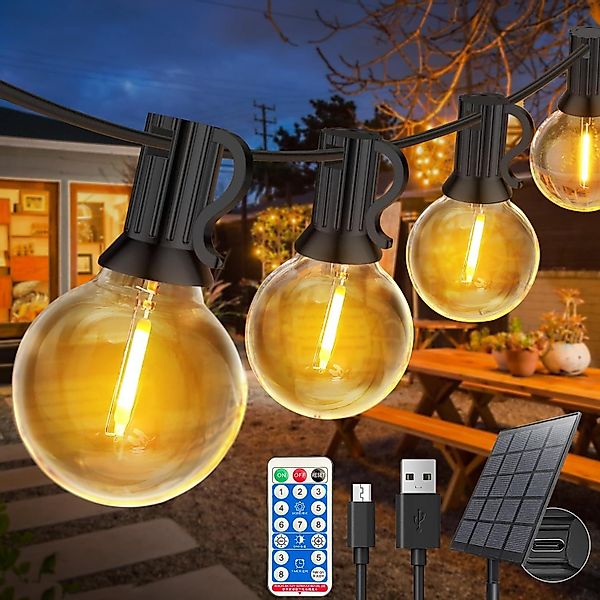 Tukrool Lichterkette 15 m lange Solar-Lichterkette günstig online kaufen