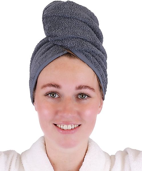 Betz Turban-Handtuch mit Knopf BERLIN Kopfhandtuch Haarturban, (1-St), mit günstig online kaufen