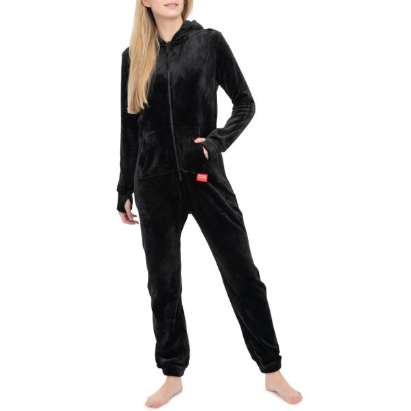 Basisstoff Jumpsuit Kitten Damen Jumpsuit Teddy günstig online kaufen