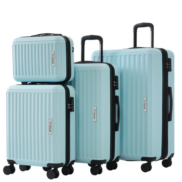 OKWISH Trolleyset Hartschalentrolley, 4 Rollen, (Perfekt günstig online kaufen