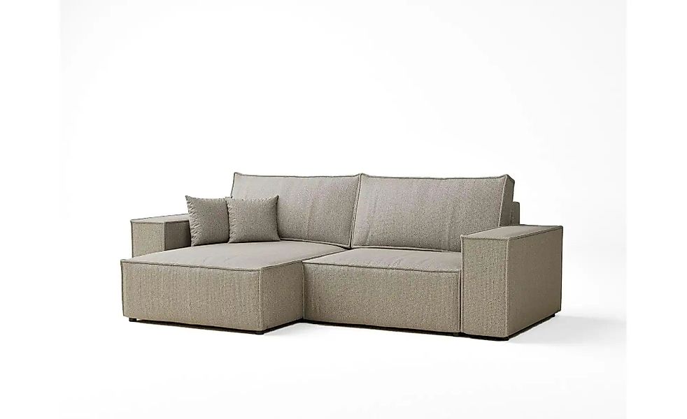 Ecksofa  Zaya ¦ beige ¦ Maße (cm): B: 255 H: 70 Polstermöbel > Sofas > Ecks günstig online kaufen