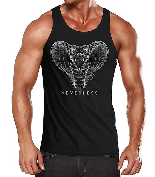 Neverless Tanktop Herren Tank-Top Kobra Print günstig online kaufen