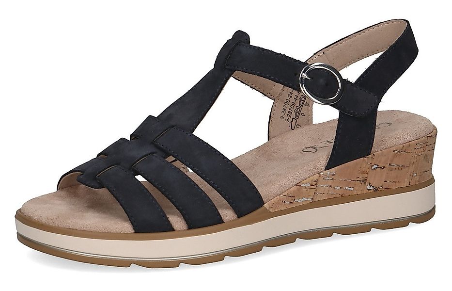 Caprice Keilsandalette, Riemchensandale, Bequemschuh, Sommerschuh mit Ziers günstig online kaufen