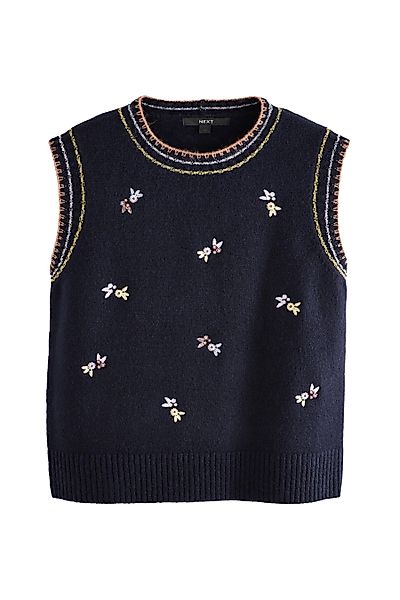 Next Pullunder Ärmelloses Strick-Tanktop Pullunder mit günstig online kaufen