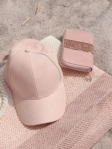 styleBREAKER Geldbörse Geldbörse mit Pailletten Streifen günstig online kaufen