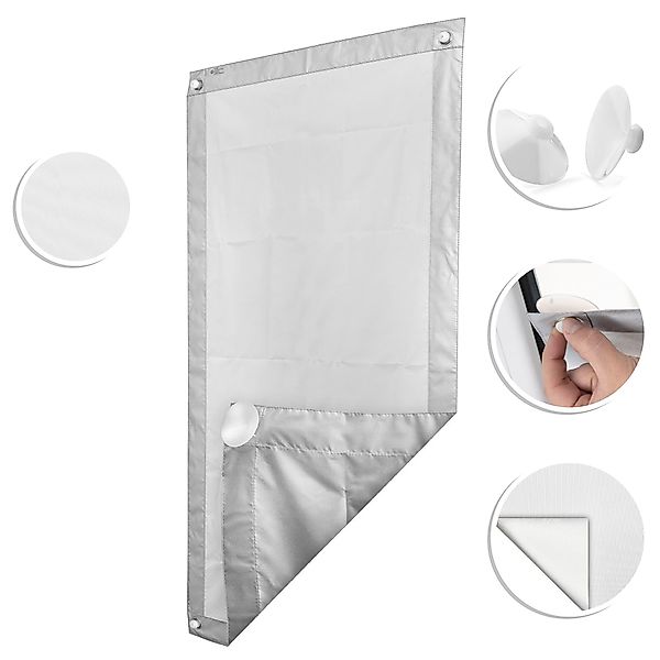 Dachfensterrollo Dachfenster Sonnenschutz, Roomy, Haftfix, verspannt, günstig online kaufen