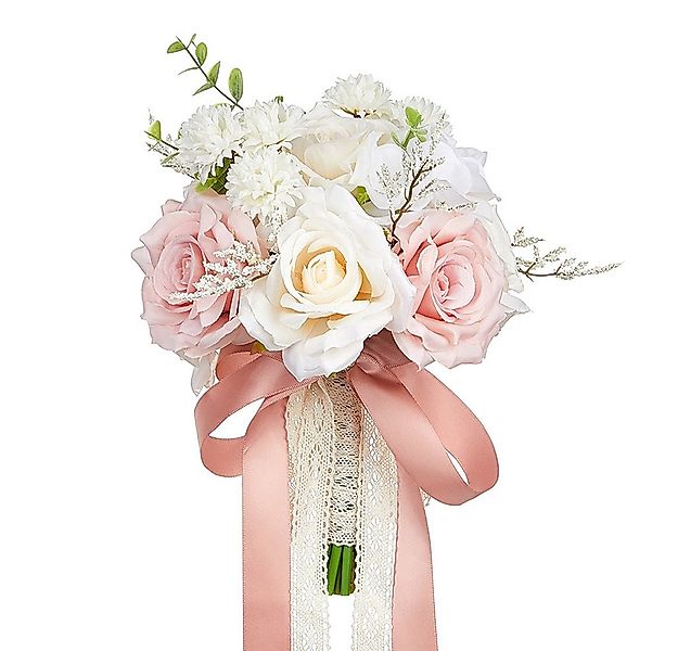 Kunstblumenstrauß Brautsträuße, künstliche Rosen, Handgefertigt, Romantisch günstig online kaufen