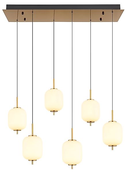 GLOBO LIGHTING LED Pendelleuchte »EWALD« LED-Modul 1 Stk. Warmweiß Hängelam günstig online kaufen