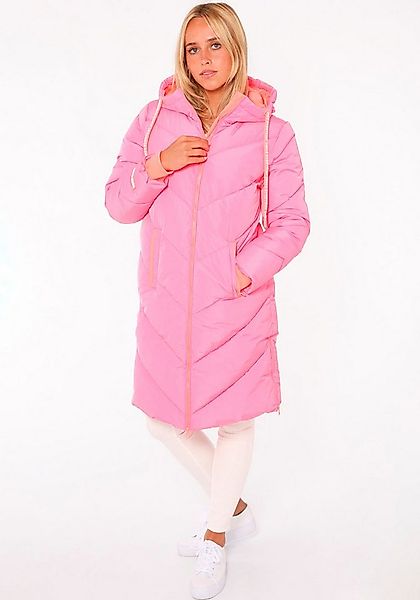 Zwillingsherz Steppjacke "Good Vibes Only" mit Kapuze, Backprint und bedruc günstig online kaufen