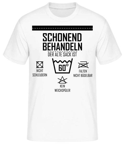 Der Alte Sack Ist 60 · Männer Basic T-Shirt günstig online kaufen