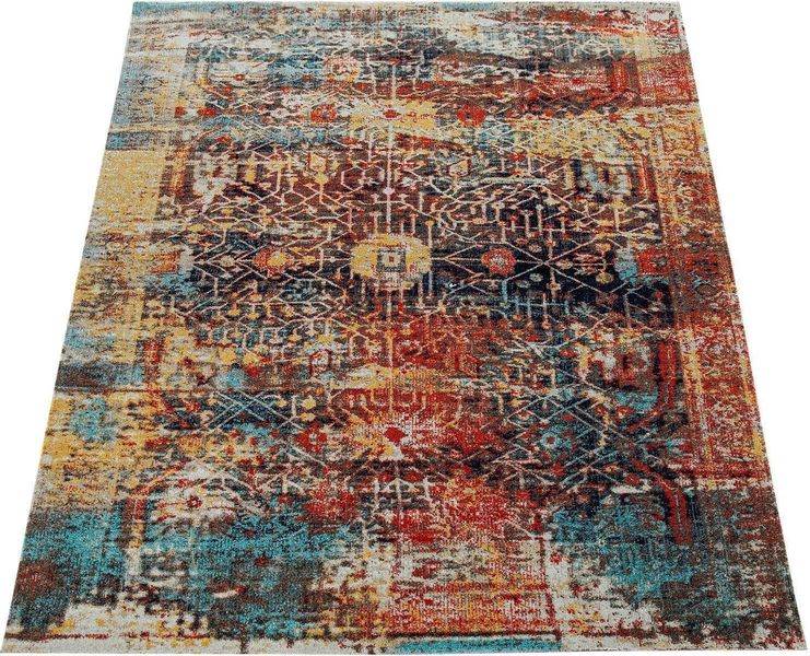 Paco Home Teppich "Artigo 420" rechteckig 4 mm Höhe Kurzflor, Vintage Desig günstig online kaufen