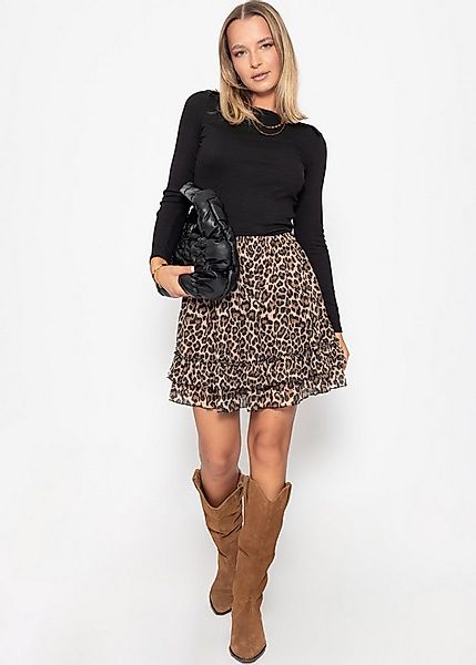 SASSYCLASSY Langarmshirt Langarmshirt mit U-Boot Ausschnitt für Damen Elega günstig online kaufen