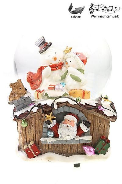 ELLUG Spieluhr Aufziehbare Schneekugel-Spieluhr 100mm, H: 15cm, mit Schneew günstig online kaufen