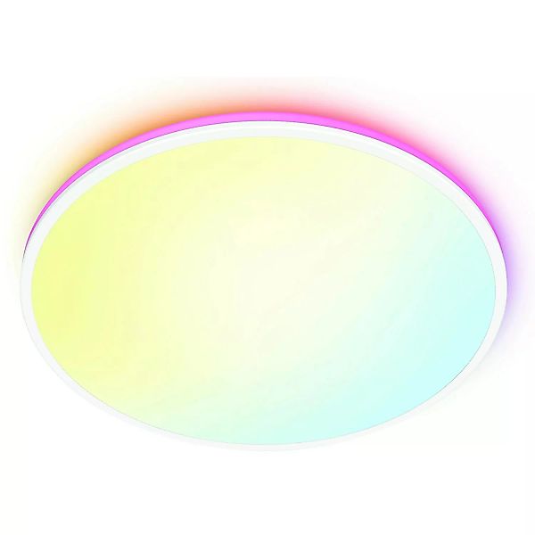 WiZ LED-Deckenleuchte Rune Tunable White & Color 2100 lm Weiß günstig online kaufen