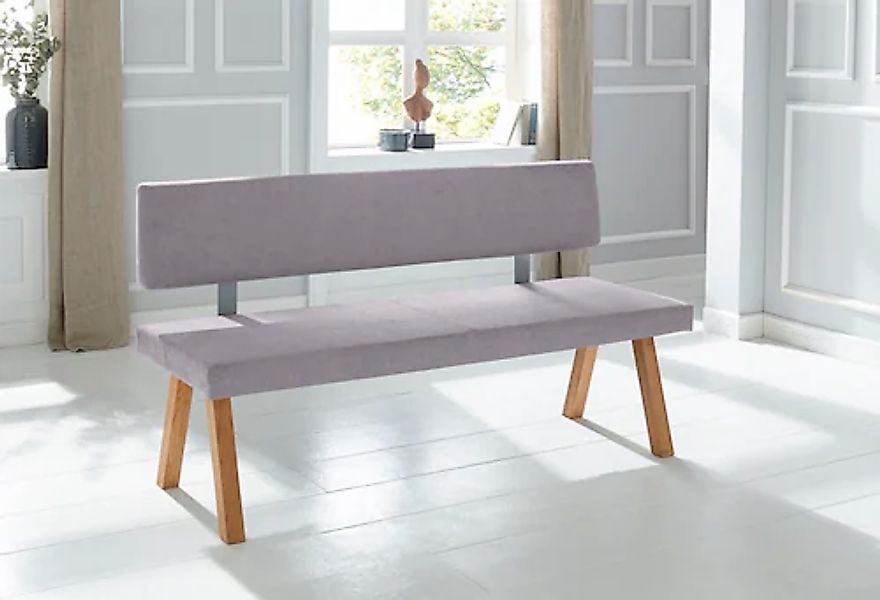 OTTO home Bank "Mobilar Rio" mit Rückenlehne und aus Massivholz günstig online kaufen