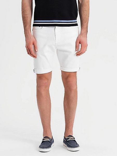 OMBRE Chinoshorts Klassische Denim-Shorts für Herren mit hochgekrempeltem B günstig online kaufen