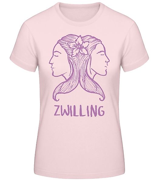 Kritzel Stil Sternzeichen Zwilling · Frauen Basic T-Shirt günstig online kaufen