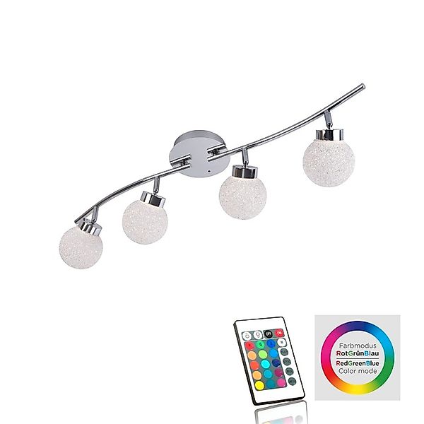 JUST LIGHT Deckenleuchte »MIKO«, 4 flammig, Leuchtmittel LED-Board   LED fe günstig online kaufen