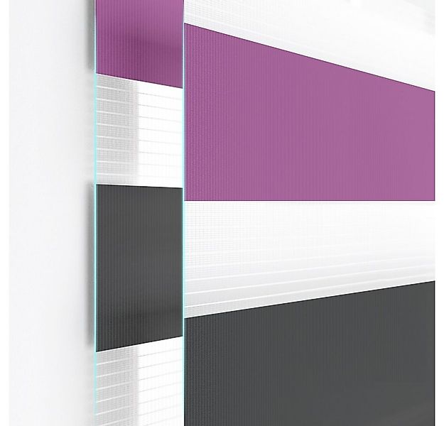 Doppelrollo Fensterrollos Ohne Bohren, Vkele, 130cm/160cm, klemmfix,klemmtr günstig online kaufen