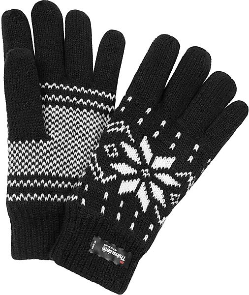 normani Skihandschuhe Strick-Fingerhandschuhe mit Motiv Norweger günstig online kaufen