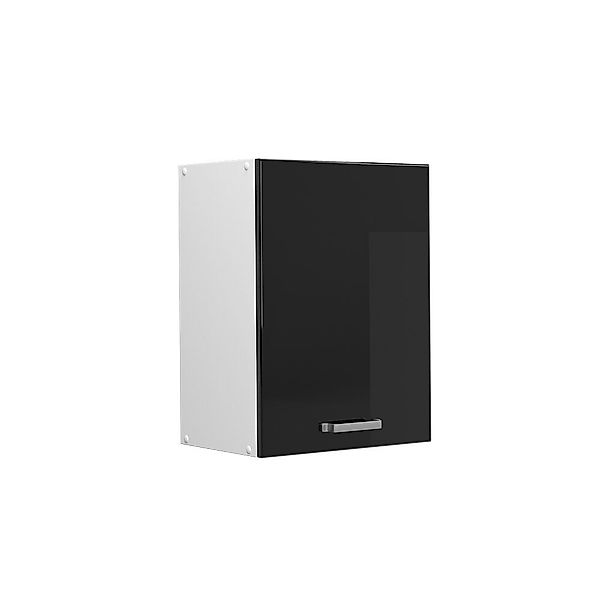 Vicco Schranksystem R-Line, Schwarz Hochglanz/Weiß, 45 günstig online kaufen