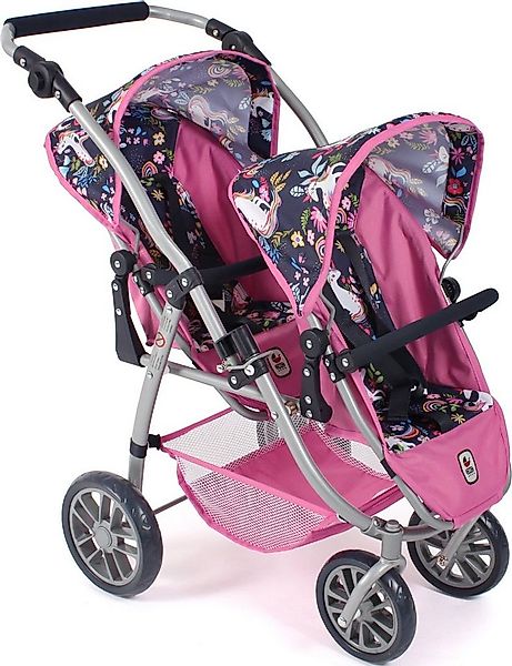 CHIC2000 Puppen-Zwillingsbuggy Vario, Einhorn günstig online kaufen