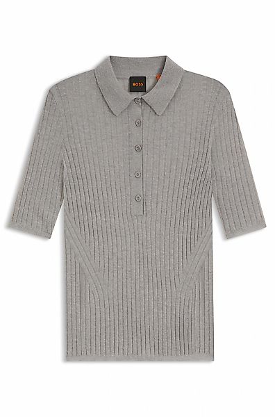BOSS ORANGE Kurzarmpullover "Fugano Premium Damenmode", aus hochwertiger Sc günstig online kaufen