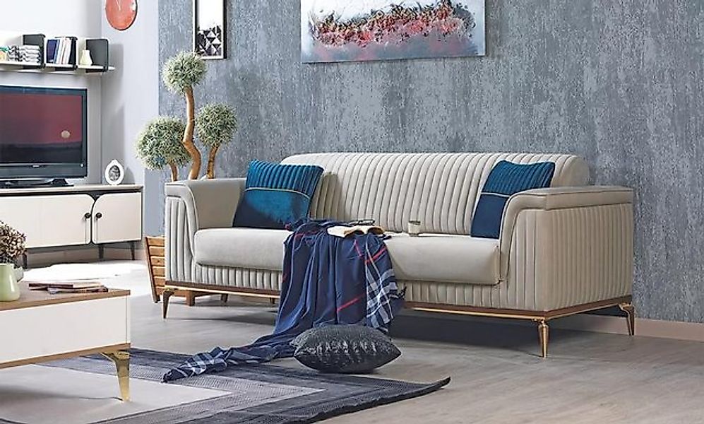 JVmoebel 3-Sitzer Polstercouch Sofa Dreisitzer Couch Sitzmöbel Polster Möbe günstig online kaufen