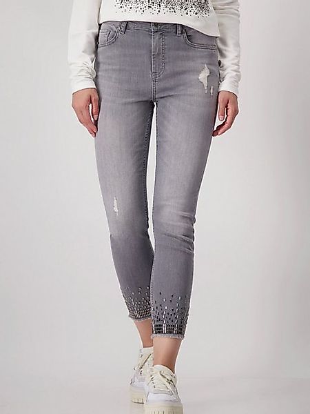 Monari 7/8-Jeans (1-tlg) Ziersteine günstig online kaufen