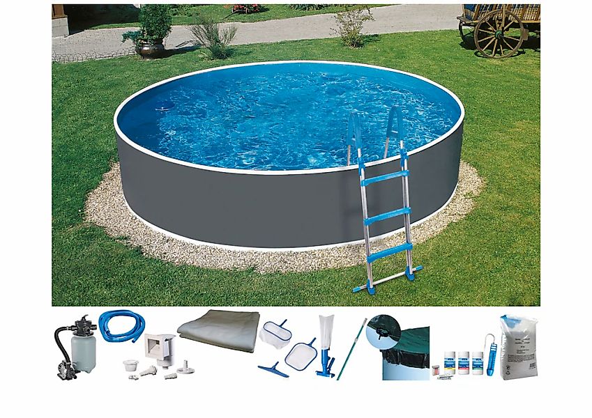 KONIFERA Rundpool "VEGAS 2", (Set, 10 tlg.), moderne Optik, inkl. umfangrei günstig online kaufen